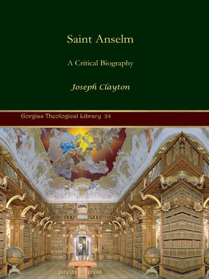 cover image of Saint Anselm